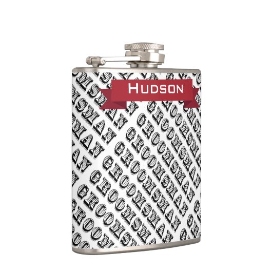 Personalisierter Trauzeuge Flachmann (Rechts)