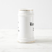 Personalisierter Trauzeuge Gastgeschenk Hochzeit Bierglas (Mittel)