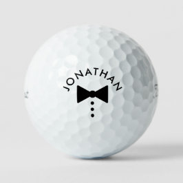 Personalisierter Trauzeuge Geschenk Moderne Tuxedo Golfball