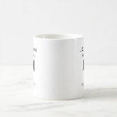 Personalisierter Trauzeuge Geschenk Moderne Tuxedo Kaffeetasse (Mittel)