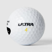 Personalisierter Trauzeuge Golfball (Logo)