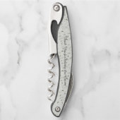 Personalisierter Trauzeuge Kellnermesser (Vorderseite)