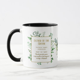 Personalisierter Trauzeuge Vater von Groom Trauzeu Tasse