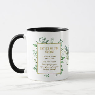 Personalisierter Trauzeuge Vater von Groom Trauzeu Tasse