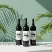 Personalisierter Trauzeuge Weinetikett