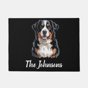 Personalisierter Trendiger Berner Sennenhund  Fußmatte