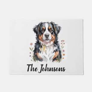 Personalisierter Trendiger Berner Sennenhund Fußmatte