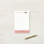 Personalisierter Tribal Arrow-Notizblock Post-it Klebezettel (Auf Schreibtisch)