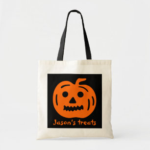 Personalisierter Trick oder Lecksack zu Halloween Tragetasche