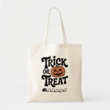 Personalisierter Trick oder Treat Candy Bag Pumpki