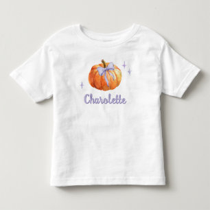 Personalisierter Trick oder Treat Halloween Pumpki Kleinkind T-shirt
