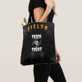 Personalisierter Trick oder Treat Spooky Spider We Tasche (Von Nahem)