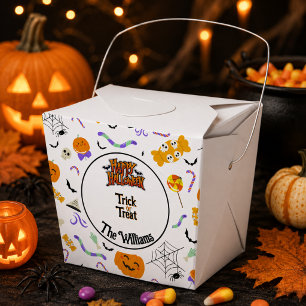 Personalisierter Trick-or-Treat Süßer Halloween Geschenkschachtel