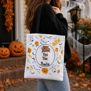 Personalisierter Trick-or-Treat Süßer Halloween Tasche