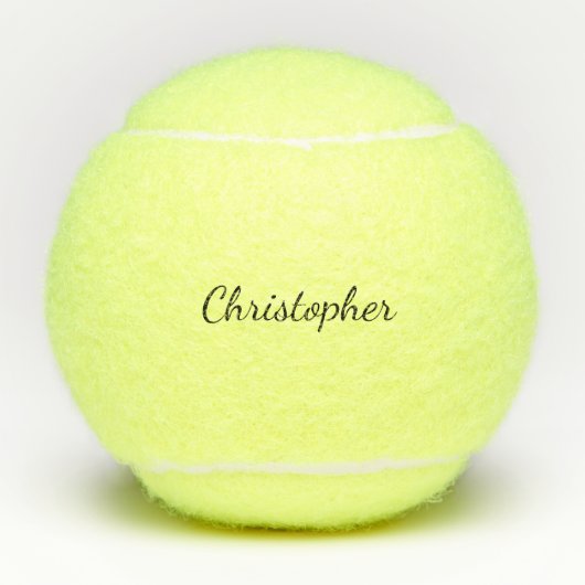 Personalisierter Trophäe-Tennisball Tennisbälle (Vorderseite)