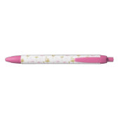Personalisierter Tropischer Flamingo Pen Kugelschreiber (Rückseite)