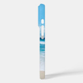 Personalisierter tropischer Sandstrand Case-Mate iPhone Hülle (Rückseite / Links)