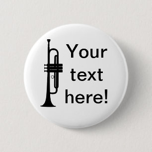 Personalisierter Trumpet Button
