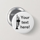 Personalisierter Trumpet Button (Vorne & Hinten)