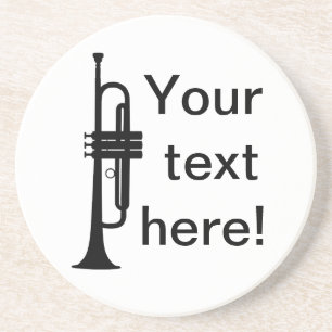 Personalisierter Trumpet Getränkeuntersetzer