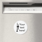 Personalisierter Trumpet Magnet (In Situ (Geschirrspüler))