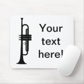 Personalisierter Trumpet Mousepad (Mit Mouse)