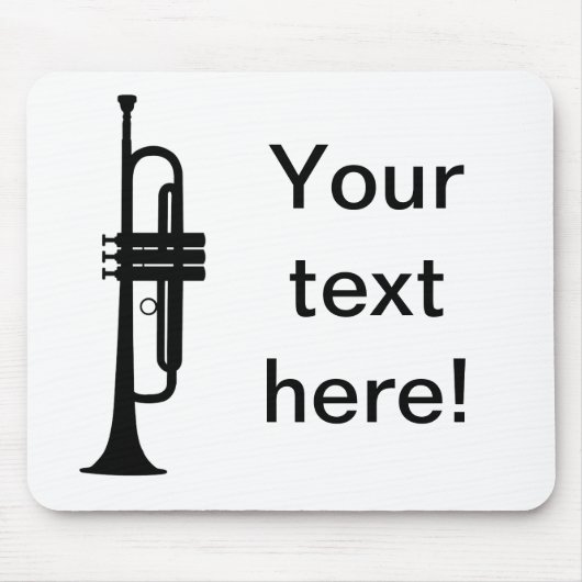 Personalisierter Trumpet Mousepad (Vorne)