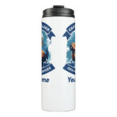Personalisierter Tumbler wird kräftiger Thermosbecher (Vorderseite)
