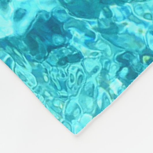 Personalisierter Türkis-Glasfußballthrow-Decke Fleecedecke (Ecke)