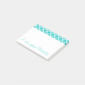 Personalisierter türkischer Post - Anmerkungen Post-it Klebezettel (angewinkelt)