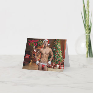 Personalisierter TWINK - Alles, was ich zu Weihnac Karte