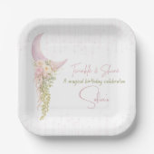 Personalisierter Twinkle & Shine Party-Teller Pappteller (Vorderseite)