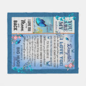 Personalisierter Überschriftenname Textblanken zu Fleecedecke (Vorderseite (Horizontal))