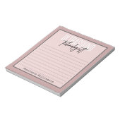 Personalisierter Ultraschalltechniker Notizblock (Rotiert)