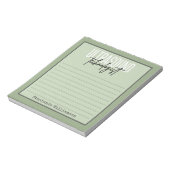 Personalisierter Ultraschalltechniker Notizblock (Rotiert)