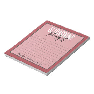 Personalisierter Ultraschalltechniker Notizblock
