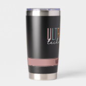 Personalisierter Ultraschalltechniker Thermobecher (Vorderseite)