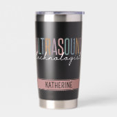 Personalisierter Ultraschalltechniker Thermobecher (Links)