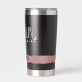 Personalisierter Ultraschalltechniker Thermobecher (Rückseite)