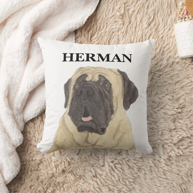 Personalisierter umkehrbarer Mastiff Kissen (Decke)
