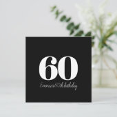 Personalisierter und anspruchsvoller Geburtstag Einladung (Stehend Vorderseite)