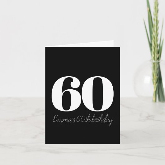 Personalisierter und anspruchsvoller Geburtstag Einladung (Vorderseite)