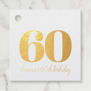 Personalisierter und anspruchsvoller Geburtstag Geschenkanhänger