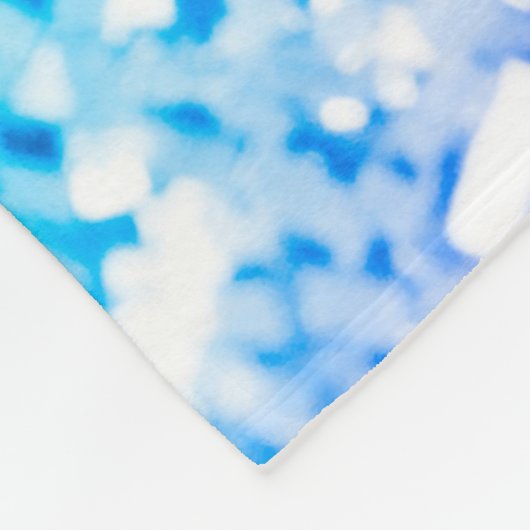 Personalisierter Unicorn Ombre Glitzer-FleeceThrow Fleecedecke (Ecke)