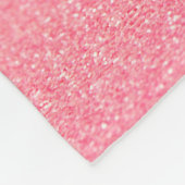 Personalisierter Unicorn Ombre Glitzer-FleeceThrow Fleecedecke (Ecke)