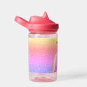 Personalisierter Unicorn Regenbogen Glitzer Sparkl Trinkflasche (rechts)