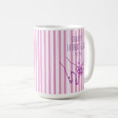 Personalisierter Unser erster Vatertag-Becher Kaffeetasse (VorderseiteRechts)