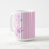 Personalisierter Unser erster Vatertag-Becher Kaffeetasse (Vorderseite Links)