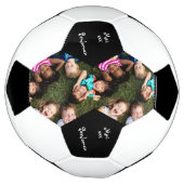 Personalisierter unterschriebener und bebilderter  fußball (Gedreht)