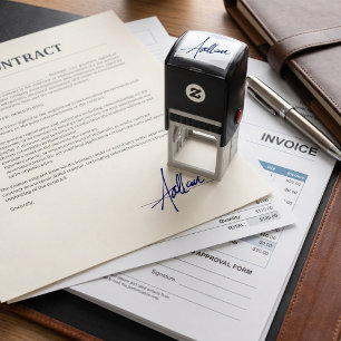 Personalisierter Unterschriften-Stempel Benutzer Permastempel